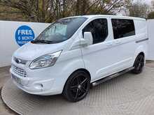 Ford Transit Custom TDCi 290 Limited SWB L/R Crewvan A/C 