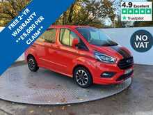 Ford Transit Custom 320 EcoBlue Sport SWB L/R C/C A/C Euro 6 *NO VAT* 