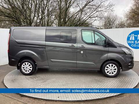 Ford Transit Custom, 320 EcoBlue Limited Crewvan LWB L/R A/C Euro 6 **NO VAT**