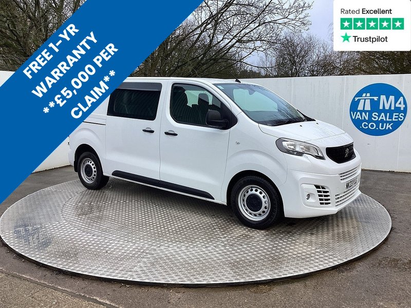 Peugeot BlueHDi 1000 Professional MWB CREWVAN A/C Premium + Euro 6