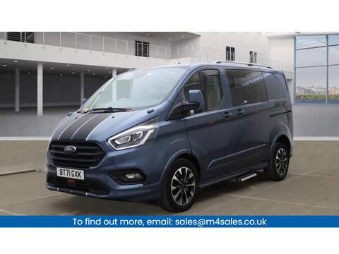Ford Transit Custom, 320 EcoBlue Sport SWB Crewvan A/C Euro 6 **NO VAT** 