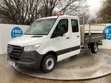 Mercedes Sprinter 315 CDI Crewcab Dropside Euro 6 L=11ft 5" 
