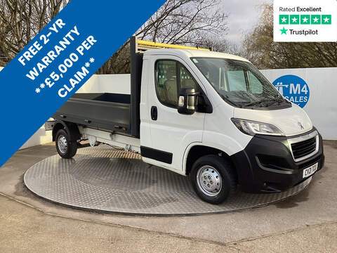 Peugeot Boxer, BlueHDi 335 LWB Dropside A/C Euro 6 L=12ft 1"