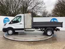 Ford Transit 350 EcoBlue Leader LWB Tipper WIth Toolbox Euro 6 L=9FT 6" 