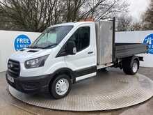 Ford Transit 350 EcoBlue Leader LWB Tipper WIth Toolbox Euro 6 L=9FT 6" 