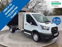 Ford Transit 350 EcoBlue Leader LWB Tipper WIth Toolbox Euro 6 L=9FT 6" 