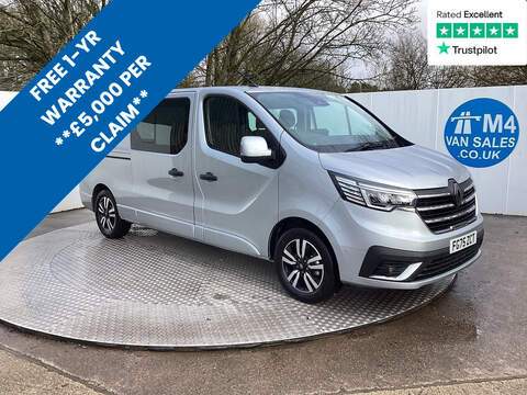Renault Trafic, dCi Blue LL30 Extra Sport L/R Crewcab A/C Euro 6