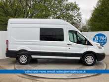 Ford Transit 350 EcoBlue LWB H/R Crewcab A/C Euro 6 **NO VAT** 