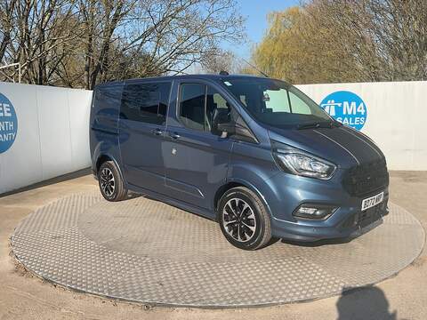Ford Transit Custom, 320 EcoBlue Sport Crewvan Euro 6