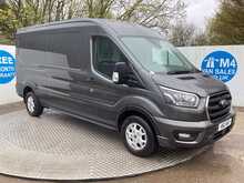 Ford Transit 350 EcoBlue Limited M/R LWB A/C Euro 6 **NO VAT** 
