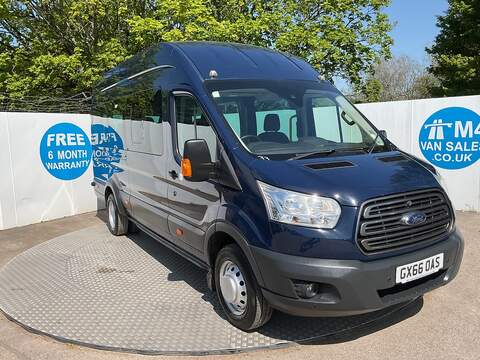 Ford Transit, 2.2 TDCi 460 HDT Trend Minibus 4dr Diesel Manual L4 H3 (18 seats) (196 g/km, 123 bhp)