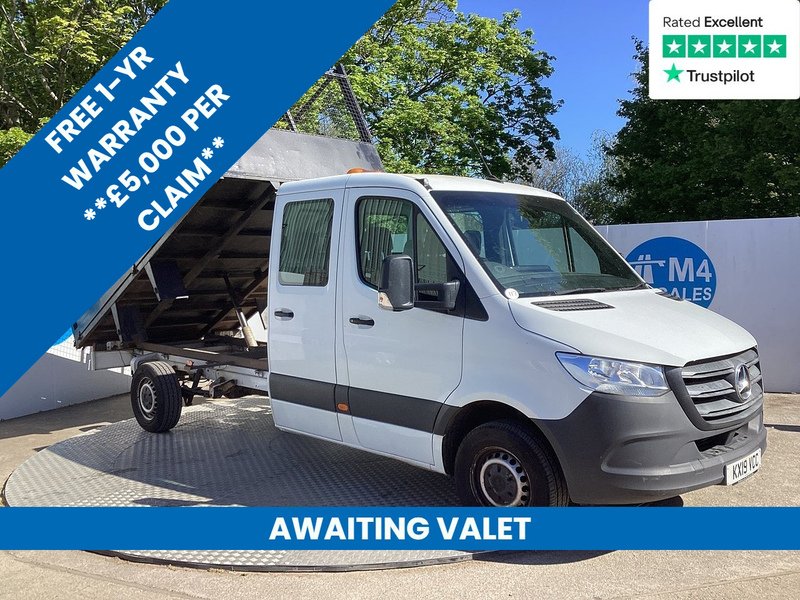 Mercedes 314 CDI LWB C/C Caged Tipper Trend Euro 6 L=11ft 6