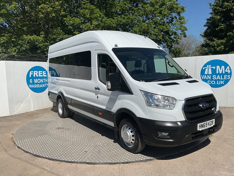 Ford 2.0 460 EcoBlue Leader Minibus Double Cab 5dr Diesel Manual RWD L4 H3 Euro 6 (s/s) (17 Seat, DRW) (130 ps)