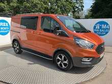 Ford Transit Custom 320 EcoBlue Active SWB Crewcab L/R Euro 6 