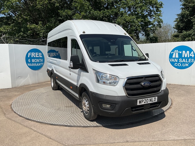 Ford 2.0 460 EcoBlue Leader Minibus Double Cab 5dr Diesel Manual RWD L4 H3 Euro 6 (s/s) (17 Seat, DRW) (130 ps)