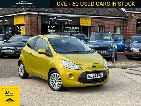 Ford Ka 1.25 Zetec Hatchback 5dr Petrol Manual Euro 6 (82 ps)