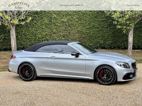 Mercedes-Benz C Class 4.0 C63 V8 BiTurbo AMG S Night Edition (Premium Plus) Cabriolet 2dr Petrol SpdS MCT Euro 6 (s/s) - U10003203