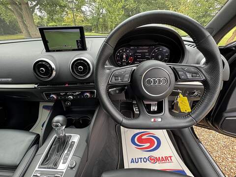 Audi S3 2.0 TFSI Black Edition Sportback 5dr Petrol S Tronic quattro Euro 6 (s/s) (310 ps) - U10003227