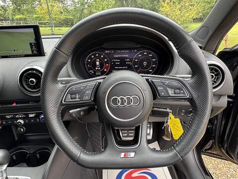 Audi S3 2.0 TFSI Black Edition Sportback 5dr Petrol S Tronic quattro Euro 6 (s/s) (310 ps) - U10003227