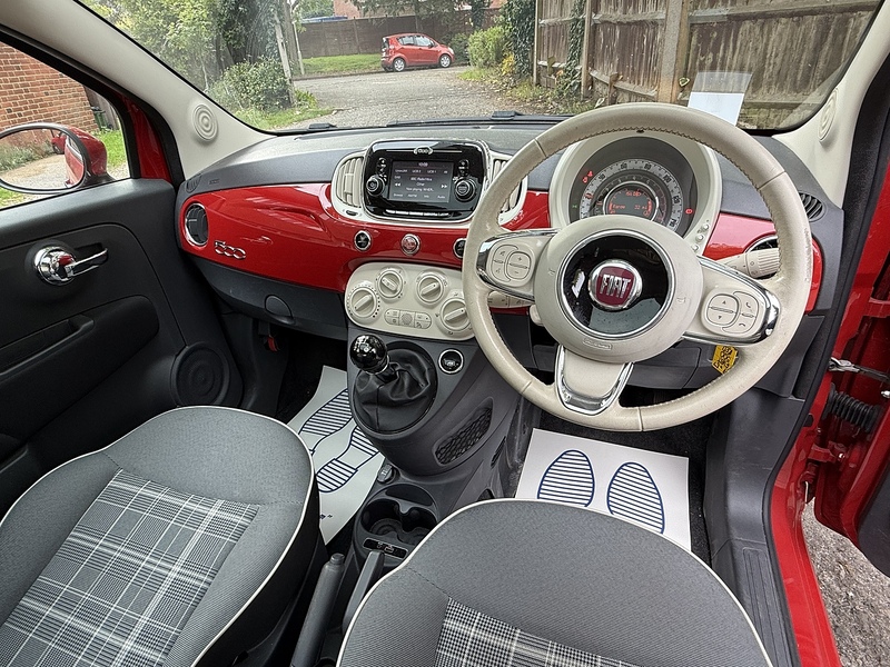Fiat 500 1.2 Lounge Hatchback 3dr Petrol Manual Euro 6 (s/s) (69 bhp) - U10003246