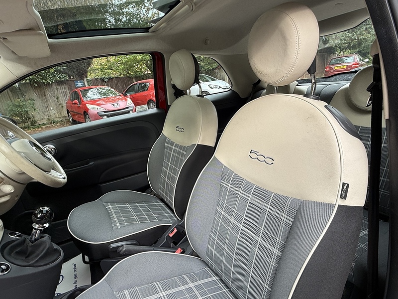 Fiat 500 1.2 Lounge Hatchback 3dr Petrol Manual Euro 6 (s/s) (69 bhp) - U10003246