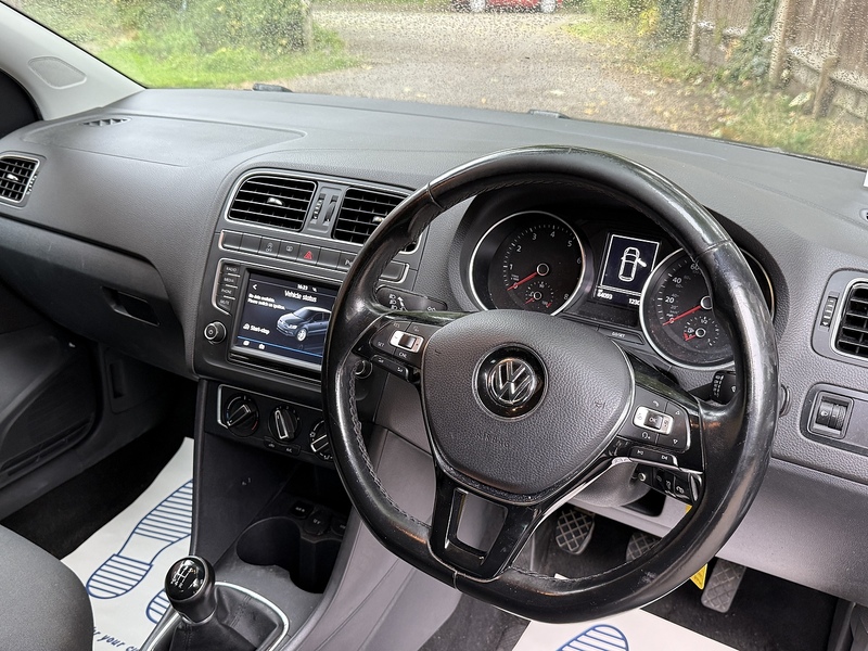 Volkswagen Polo 1.0 BlueMotion Tech Match Hatchback 3dr Petrol Manual Euro 6 (s/s) (60 ps) - U10003309