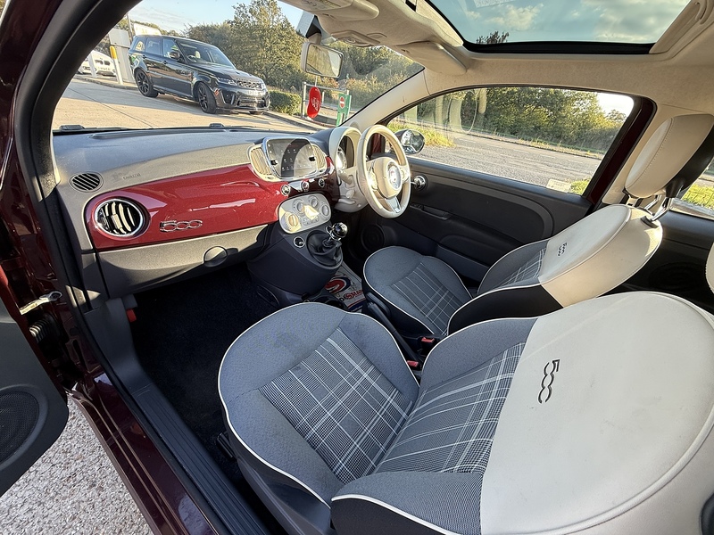 Fiat 500 1.2 Lounge Hatchback 3dr Petrol Manual Euro 6 (s/s) (69 bhp) - U10003331