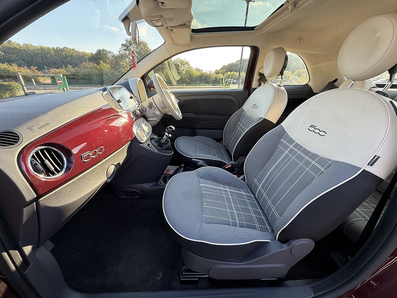 Fiat 500 1.2 Lounge Hatchback 3dr Petrol Manual Euro 6 (s/s) (69 bhp) - U10003331