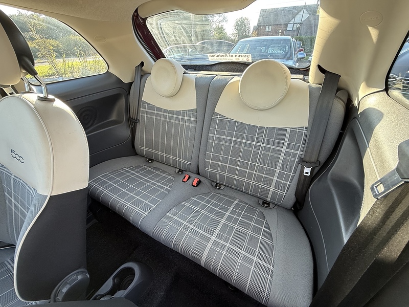 Fiat 500 1.2 Lounge Hatchback 3dr Petrol Manual Euro 6 (s/s) (69 bhp) - U10003331