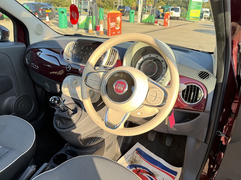Fiat 500 1.2 Lounge Hatchback 3dr Petrol Manual Euro 6 (s/s) (69 bhp) - U10003331