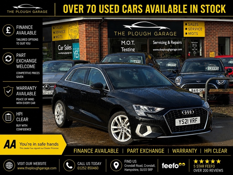 Audi A3 1.4 TFSIe 40 Sport Sportback 5dr Petrol Plug-in Hybrid S Tronic Euro 6 (s/s) 13kWh (204 ps) - U10003653