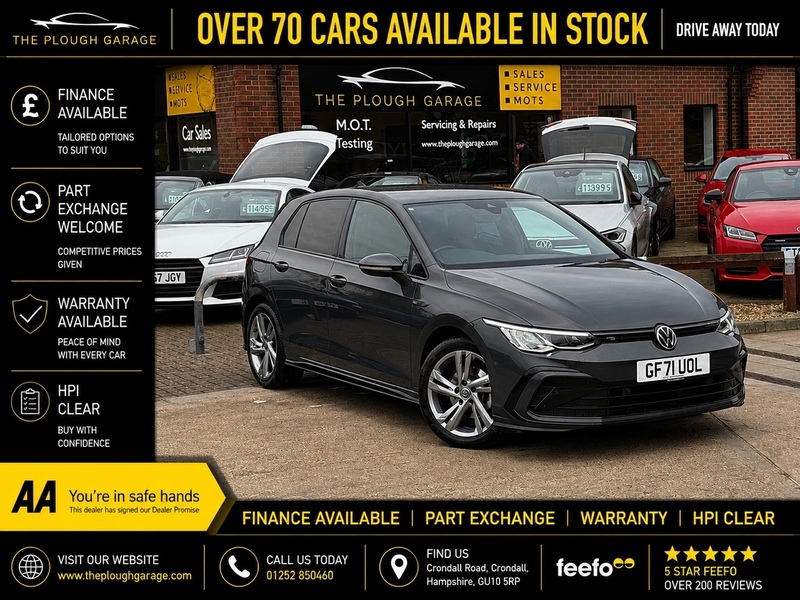 Volkswagen Golf 1.5 TSI R-Line Hatchback 5dr Petrol Manual Euro 6 (s/s) (150 ps) - U10003838