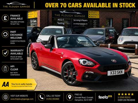 Abarth 124 Spider 3.7 V6 GT Convertible 2dr Petrol Auto Euro 5 (328 ps)