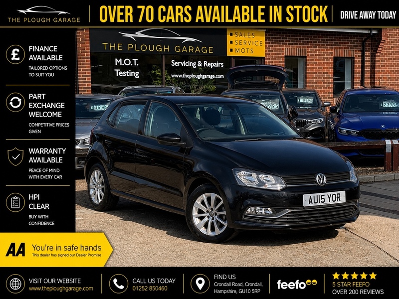 Volkswagen Polo 1.2 TSI BlueMotion Tech SE Hatchback 5dr Petrol Manual Euro 6 (s/s) (90 ps) - U10003907