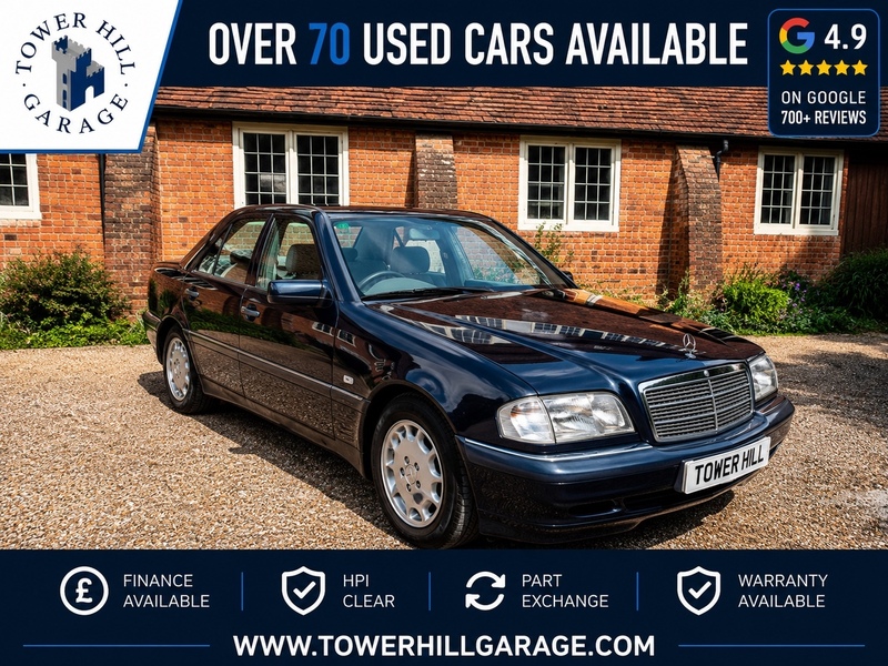 1998 MERCEDES C CLASS 2.0 C200 ELEGANCE SALOON 4DR PETROL AUTOMATIC 225 G KM, 134 BHP... photo