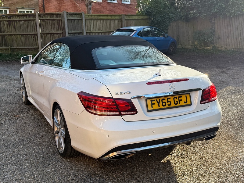 Mercedes-Benz E Class 2.1 E220 BlueTEC AMG Line (Premium) Cabriolet 2dr Diesel G-Tronic+ Euro 6 (s/s) (177 ps) - U10003932