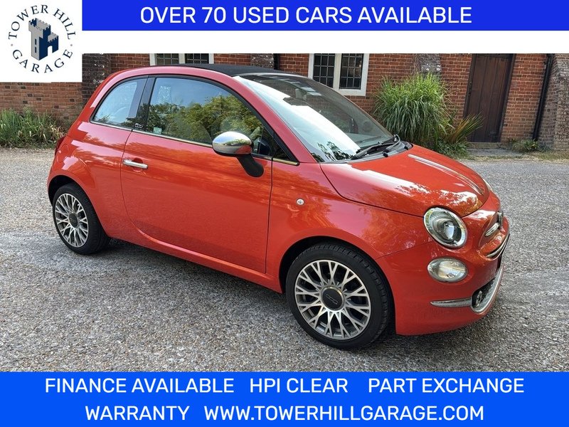 Fiat 500C 1.2 Anniversario Convertible 2dr Petrol Manual Euro 6 (s/s) (69 bhp) - U10003978