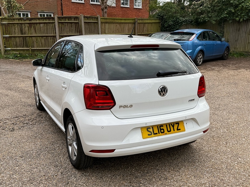 Volkswagen Polo 1.0 BlueMotion Tech Match Hatchback 5dr Petrol Manual Euro 6 (s/s) (60 ps) - U10003995