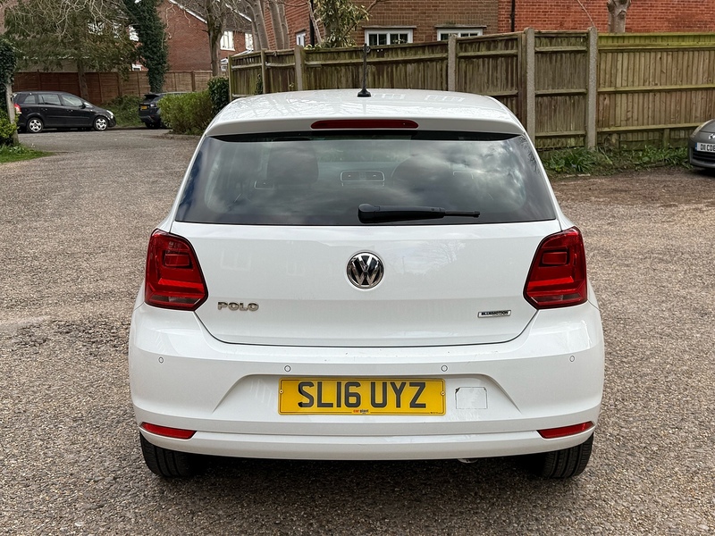 Volkswagen Polo 1.0 BlueMotion Tech Match Hatchback 5dr Petrol Manual Euro 6 (s/s) (60 ps) - U10003995