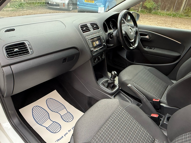 Volkswagen Polo 1.0 BlueMotion Tech Match Hatchback 5dr Petrol Manual Euro 6 (s/s) (60 ps) - U10003995