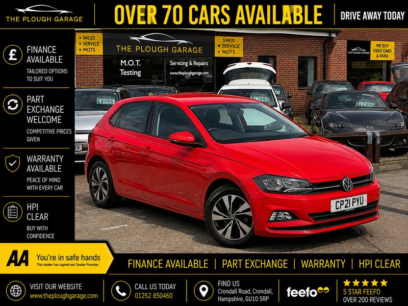 Volkswagen Polo 1.0 EVO Match Hatchback 5dr Petrol Manual Euro 6 (s/s) (80 ps) - U10004026