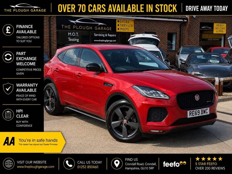 Jaguar E-PACE 2.0 D180 R-Dynamic S SUV 5dr Diesel Auto AWD Euro 6 (s/s) (180 ps) - U10004093