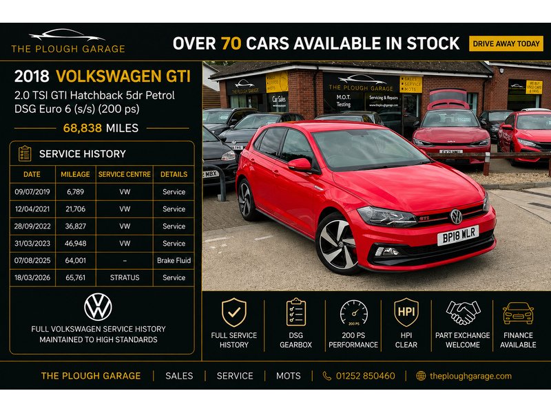 Volkswagen Polo 2.0 TSI GTI Hatchback 5dr Petrol DSG Euro 6 (s/s) (200 ps) - U10004234