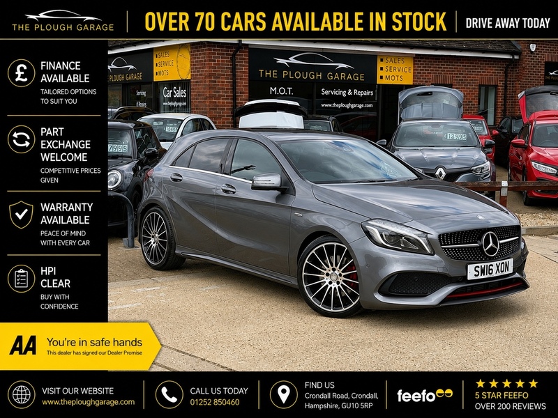 Mercedes-Benz A Class 2.0 A250 AMG (Premium) Hatchback 5dr Petrol 7G-DCT 4MATIC Euro 6 (s/s) (218 ps) - U10004305