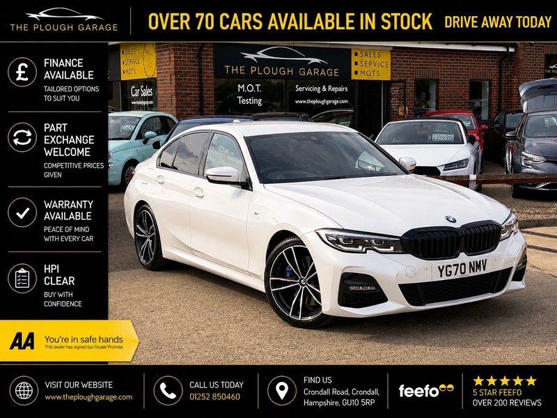 BMW 3 Series 2.0 320i M Sport Saloon 4dr Petrol Auto Euro 6 (s/s) (184 ps) - U10004325