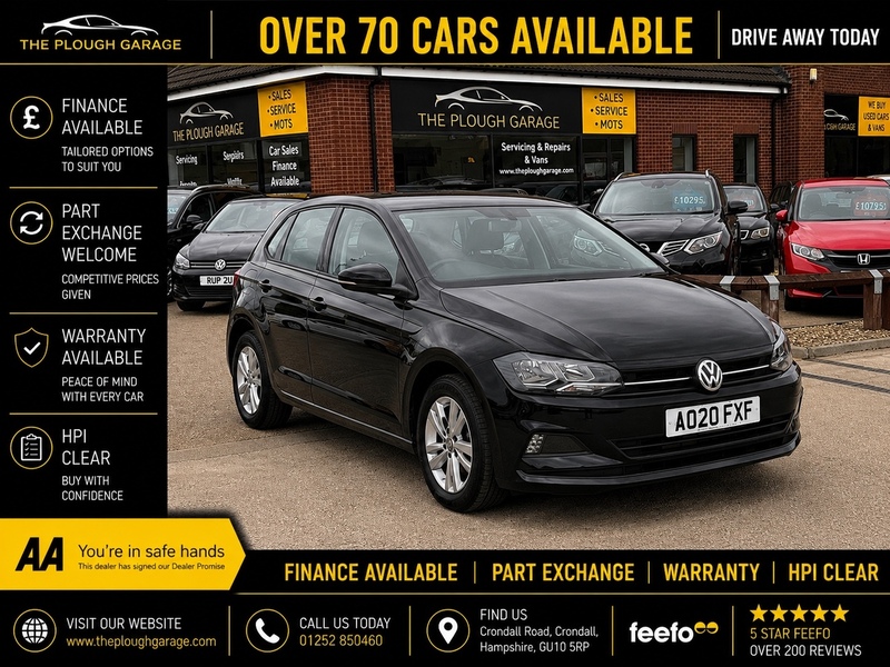 Volkswagen Polo 1.0 TSI GPF SE Hatchback 5dr Petrol Manual Euro 6 (s/s) (95 ps) - U10004332