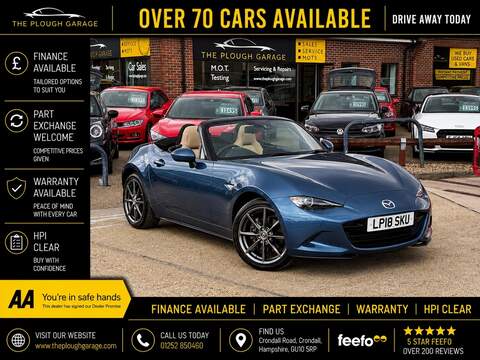 Mazda MX-5 2.0 SKYACTIV-G Sport Nav Convertible 2dr Petrol Manual Euro 6 (160 ps)
