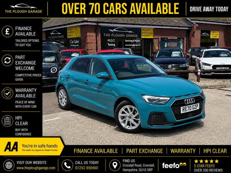 Audi A1 1.0 TFSI 30 Sport Sportback 5dr Petrol Manual Euro 6 (s/s) (116 ps) - U10004377