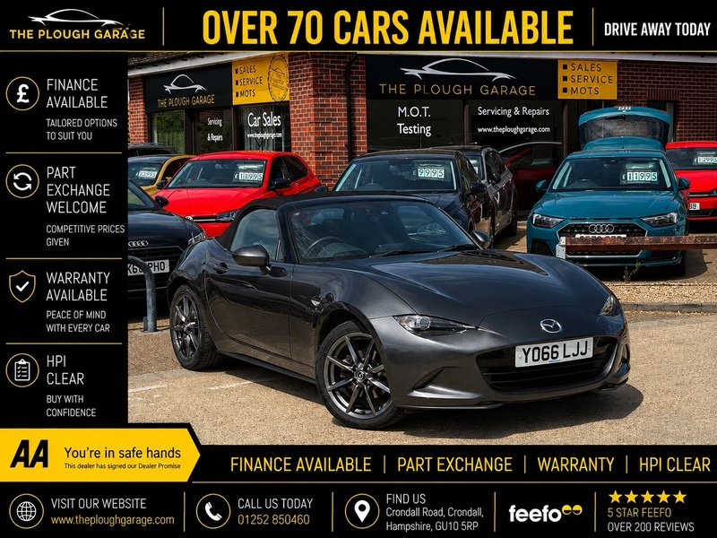 Mazda MX-5 2.0 SKYACTIV-G Sport Nav Convertible 2dr Petrol Manual Euro 6 (160 ps) - U10004386