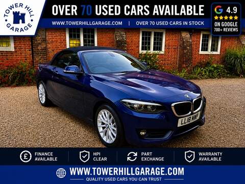 BMW 2 Series A3 Cabriolet S line Convertible 1 Manual Diesel